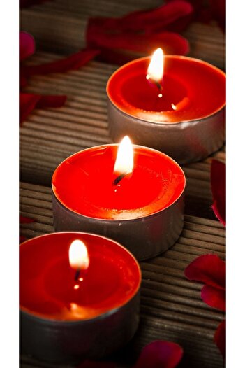 Other Apple and Cinnamon Scented Tea Lights, 6 Pieces, Birthday