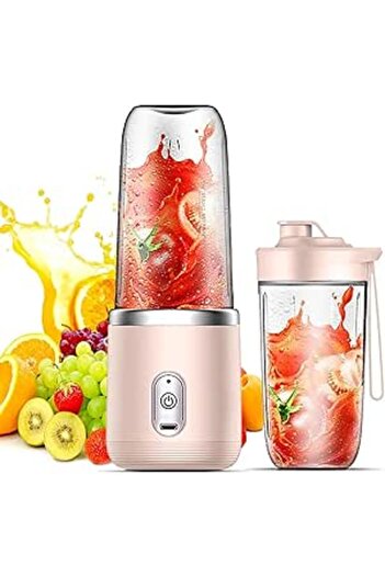 Generic Authticar Juicer Blender 40W Portable Blender Smoothie Maker 450ML Small Blender for Travel Daily Li