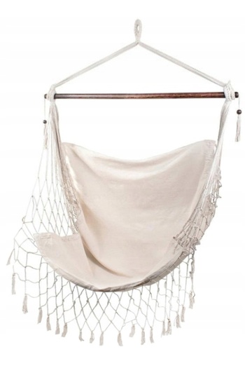 Other Hanging chair, Brazilian hammock, fringe, beige rocking chair, boho garden chair