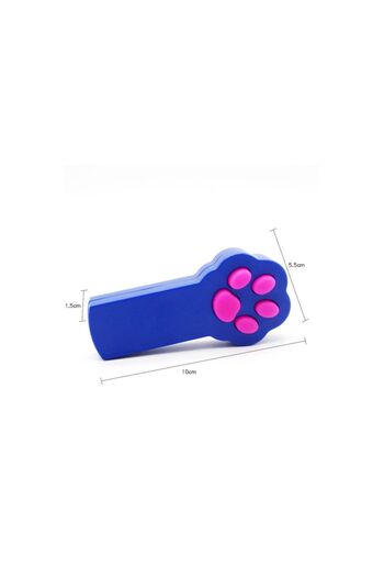 Doty Laser Toy for Cats ShowLight Paw, Paw Shape, Interactive, Blue/Pink