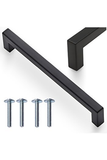 Other Classic furniture handle, cabinet handle, drawer handle, matte black, Jaxon 168mm
