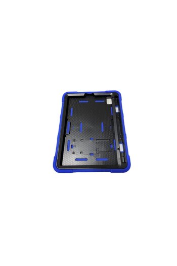 SOHO Protective Case for Apple iPad Mini 6 (2021) with Kickstand, Silicone, Blue-Black