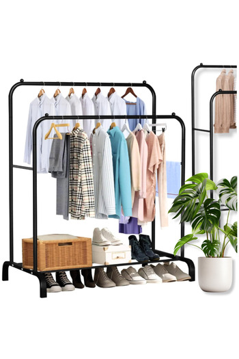 Other Metal floor-standing clothes hanger, hall, closet, solid, large shelf