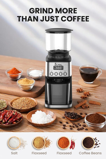 Royal Coffee Grinder Machine Stainless Steel Body 165 W RA-CGS3235