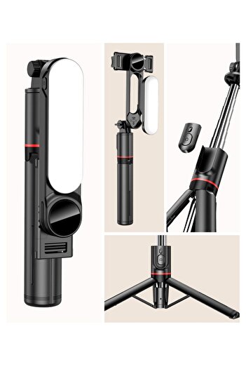 Other Selfie Stick Tripod, Lamp, 360°, USB + Remote Control for Phone