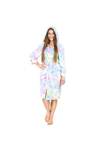 Other Women's Warm Long Hooded Bathrobe Soft Birthday Gift