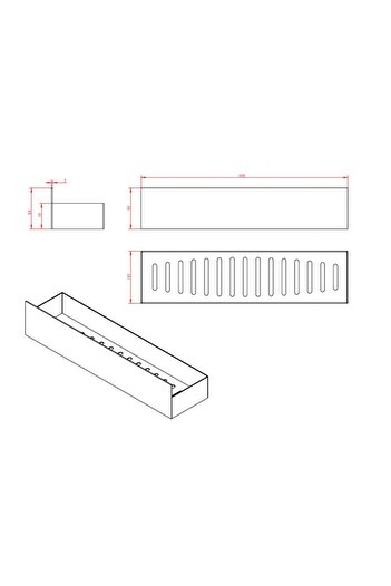 Milano SS Shelf 40 cm Black – Wall-Mount Bathroom & Kitchen Rack | Heavy-Duty, Rust-Resistant