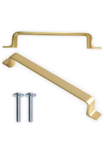 Other Modern Retro Loft Gold Kitchen Drawer Handles Railing Pulls 128