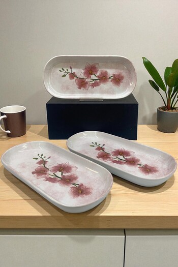 Keramika Fiore Noyan Kayık Salad Plate 26cm 3 Pieces