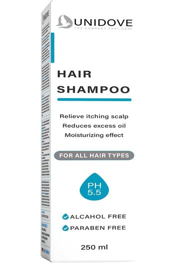 UNIDOVE Shampoo for Hair Loss and Dandruff Protection, 250ml