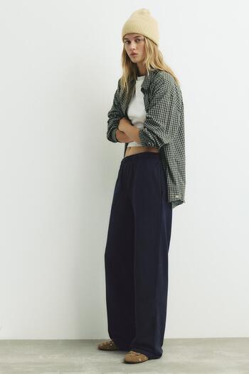 Pull & Bear Flowy tracksuit bottoms