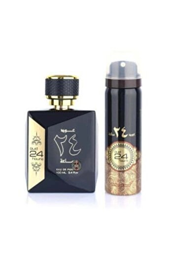 ARD AL ZAAFARAN Set Oud 24 Hours, Ard Al Zaafaran, Apa de Parfum, Unisex - 100 ml + Deo - 50 ml