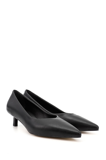 GÖNDERİ(R) Women/Girls Black Pointed Toe Thin Heeled Stiletto