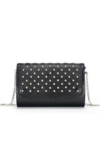 ANNA FELLINI Geanta dama piele, ANNA FELLINI, Plic Laura 41 B cu tinte negru