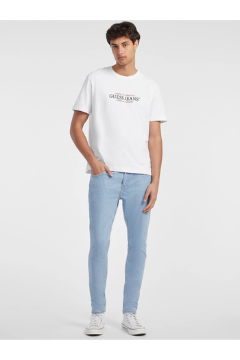 Guess Ανδρικό μπλουζάκι σε λευκό χρώμα M4YI42K8FQ4-G011