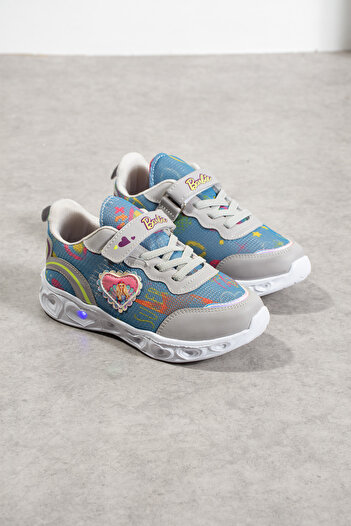 QBALVİN Children's Sneaker Quality Flexible Comfortable Velcro and Lace-Up Casual and Ergonomic Shoes