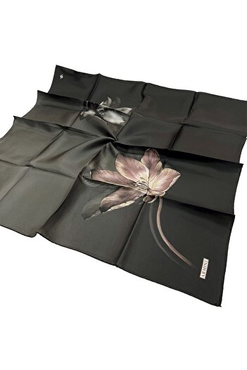 Armine Nostalgic Twill Scarf Black Scarf