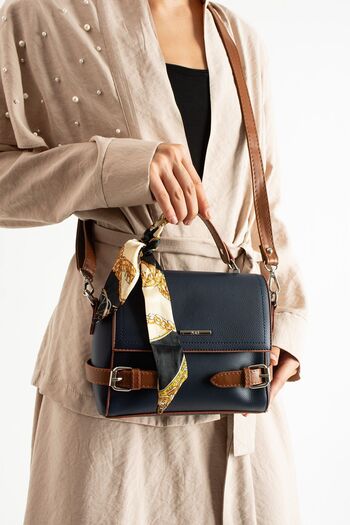 Çanta Trend Multi-Compartment Quality Shoulder and Arm Bag with Bow and Belt Detail