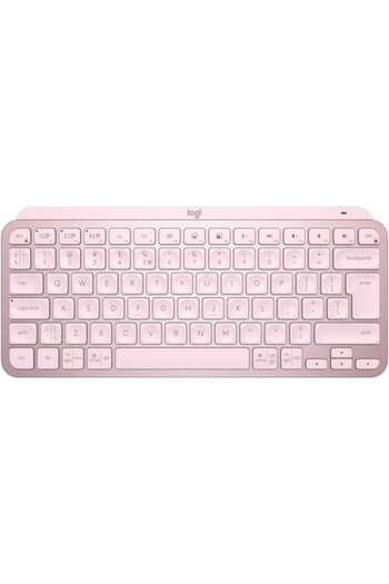 logitech MX Keys Mini Illuminated Keyboard, Wireless, US INTL Layout, Rose