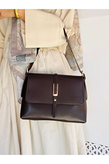 Çanta Trend Women's Soft Leather Retro Design Stylish Shoulder Bag
