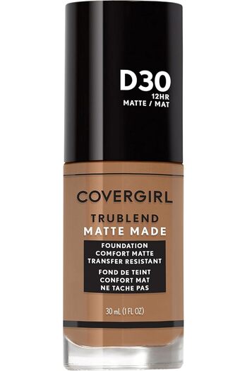 covergirl TruBlend Matte Made Liquid Foundation, D30 Bronze, 1.01 Fl Oz (Pack of 1)