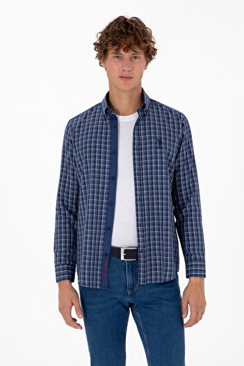 U.S. Polo Assn. Men's Saks Long Sleeve Shirt 50316631-Vr032