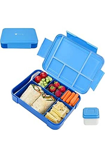 Generic Mumfactory® Lunch Box For Kids School, Bento Lunch Box Kids Adults, Leakproof with 5 Compartments a