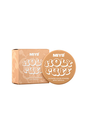miyo makeup MIYO - Holy Puff Glowish Loose Powder, 6g - illuminating loose powder with tapioca