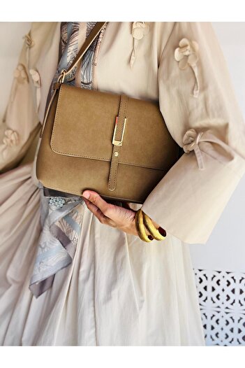 Çanta Trend Women's Soft Leather Retro Design Stylish Shoulder Bag
