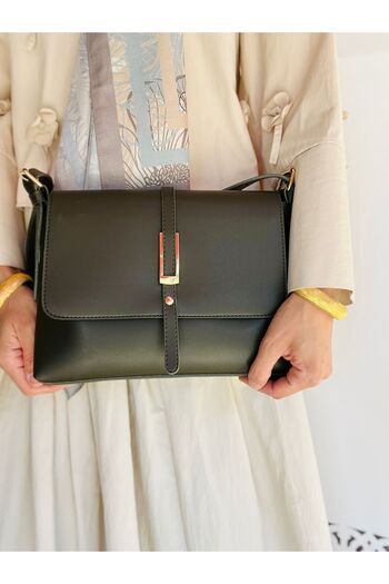 Çanta Trend Women's Soft Leather Retro Design Stylish Shoulder Bag