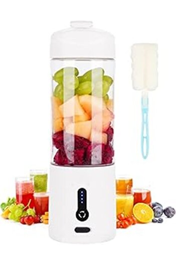 Generic TERRIFI Portable Blender for Shakes and Smoothies, 532ML Type-C USB Rechargeable Blender, Powerful M