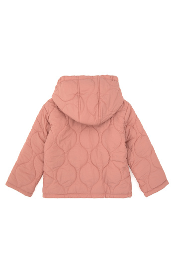 U.S. Polo Assn. Girl's Orchid Quilted Fleece Hooded Coat 50313055-Vr221