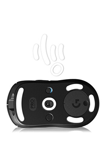 PadForce Mouse Feet for Logitech G Pro 1st Gen, Ice version, smooth gliding, replacement feet for Gaming