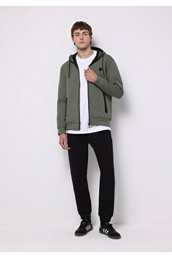 Colin's Regular Fit Mid Waist Straight Men's Black Sweatpants