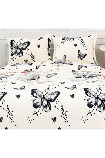 CHIRASO CHIRASO, COCOLINO Linen, ELASTIC Fitted Sheet compatible with 160 and 180x200 Duvet Cover 2 Sides Pillowcase