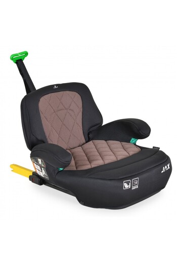 Cangaroo Jax i-Size child car booster seat Pink 125-150cm, isofix attachment, guide belt, spa