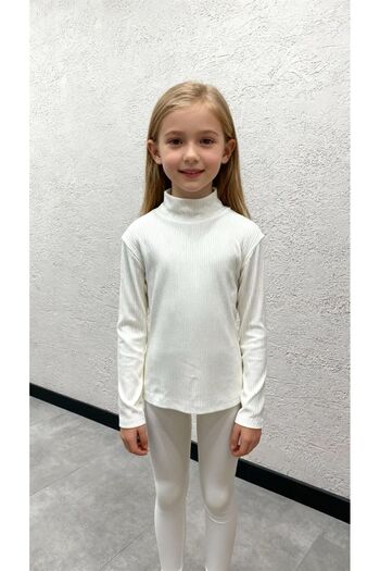 Gocoland Ribbed Fabric Long Sweatshirt