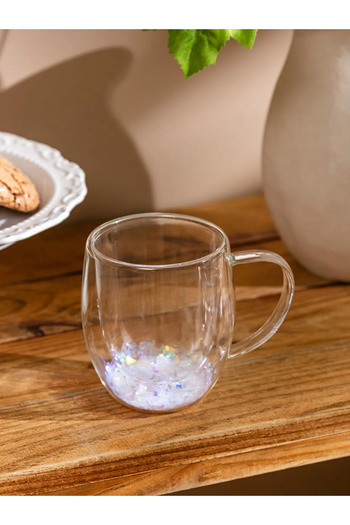LC Waikiki Lcw Home Mixed Double Wall Glass Mug 300 ml