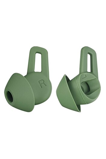 PadForce Silicone Tips for Huawei FreelacePro Bluetooth, Anti-slip, Anti-loss, Precise fit in ear - Green, L