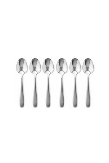 Bisbell 6-Piece Stainless Steel Tea Spoon Set - Classic & Durable Cutlery,BB1196