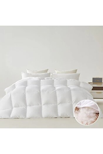 OEM Quilted Duvet, 80% Goose Down, 20% Goose Feathers, 200x220 cm, 100% Cotton, 350 g/m²