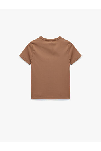 Koton Slim Fit Short Sleeve Crew Neck Sports T-Shirt