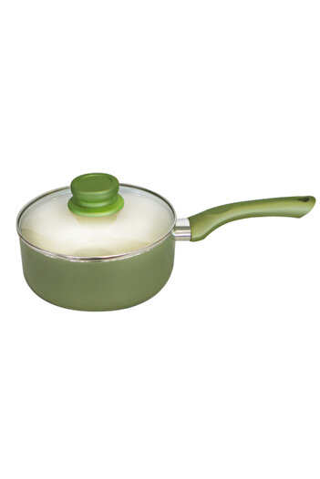 Raki TANGO saucepan with handle with ceramic non-stick coating 18x8cm green color