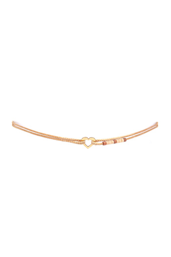 Ermara Jewelry 14K gold cut-out heart bracelet