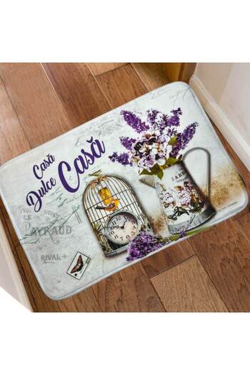 POEM.RO Rug - Home sweet home - Lilac flower