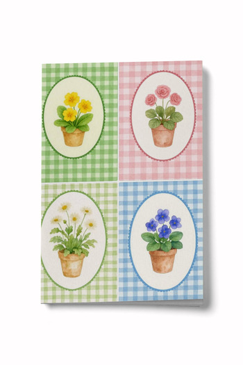 Bi Dünya Haber Mini Notebook in a Flower Pot