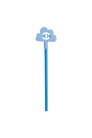 SHOPIENS Creion Bleu cu Topper Nor cu Ventuza, 5x21 cm, pentru Copii