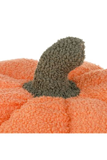 OEM Orange Pumpkin Shaped Winter Decorative Pillow 35x14cm