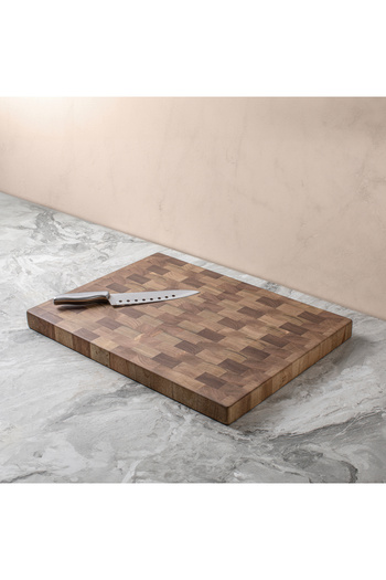 halohope Handmade Walnut Cutting Board, End Grain Wood Chopping Board