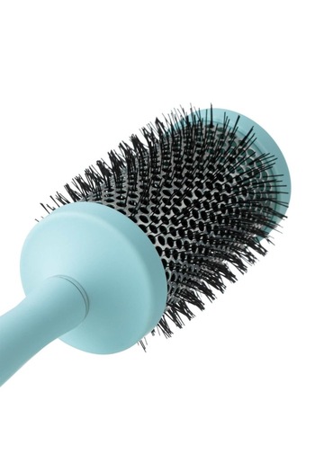 SHOPIENS ® Hairbrush in turquoise color, for styling, for use with hair dryer, 6.5 cm